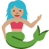 🧜🏽‍♀️ mermaid: medium skin tone display on Twitter